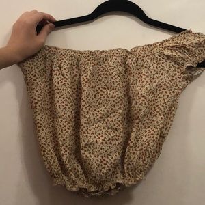 Brandy Melville Cherry Off-The-Shoulder Top